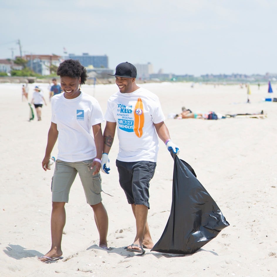 beach cleanup