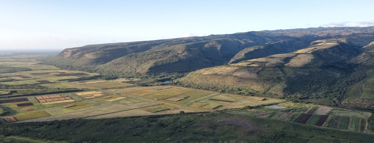 Kekaha, Kauai coastal agricultural lands